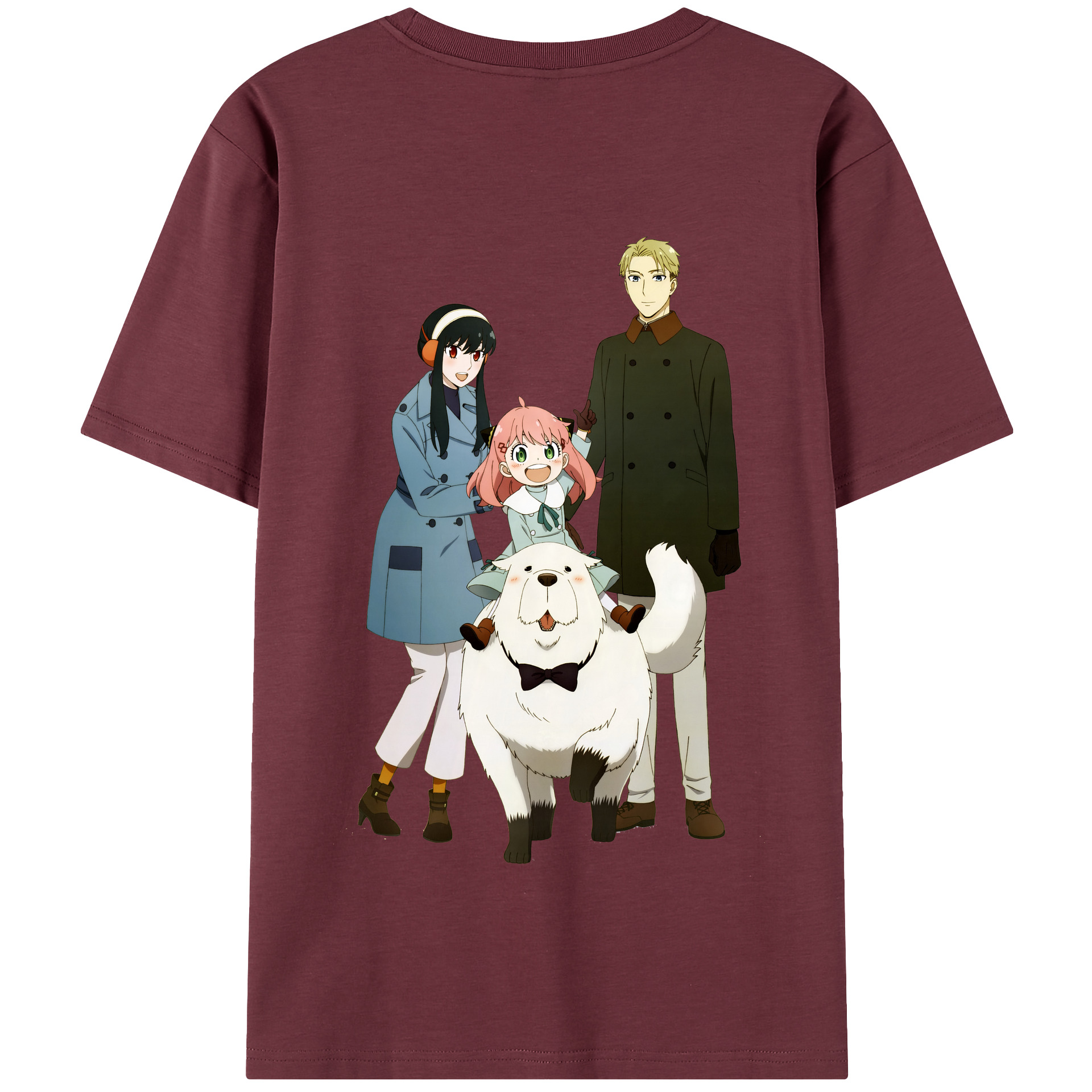 （画像用） SPY×FAMILY间谍家家酒 綿100％半袖Tシャツ（背面プリント）